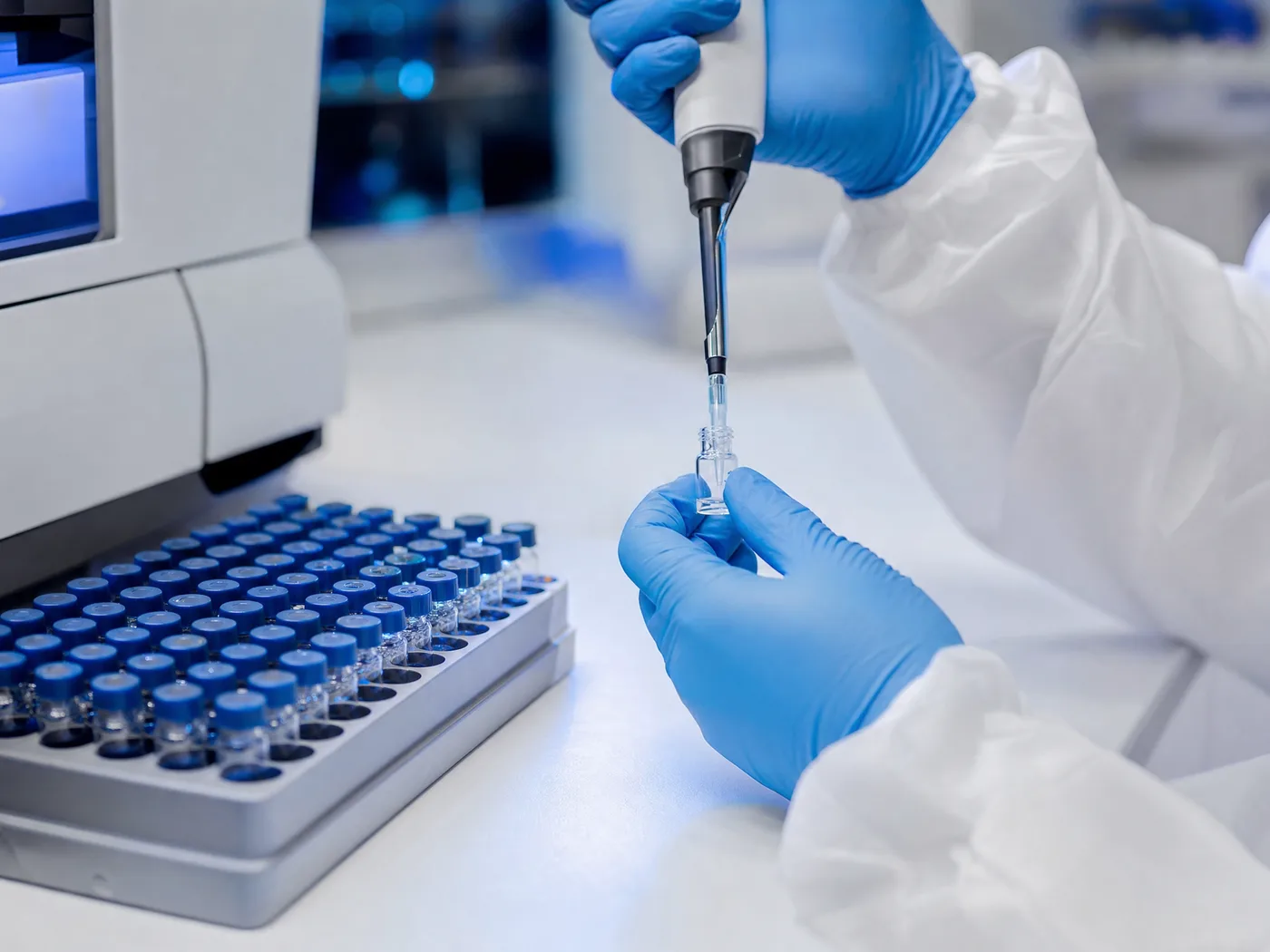 Sample preparation & injection