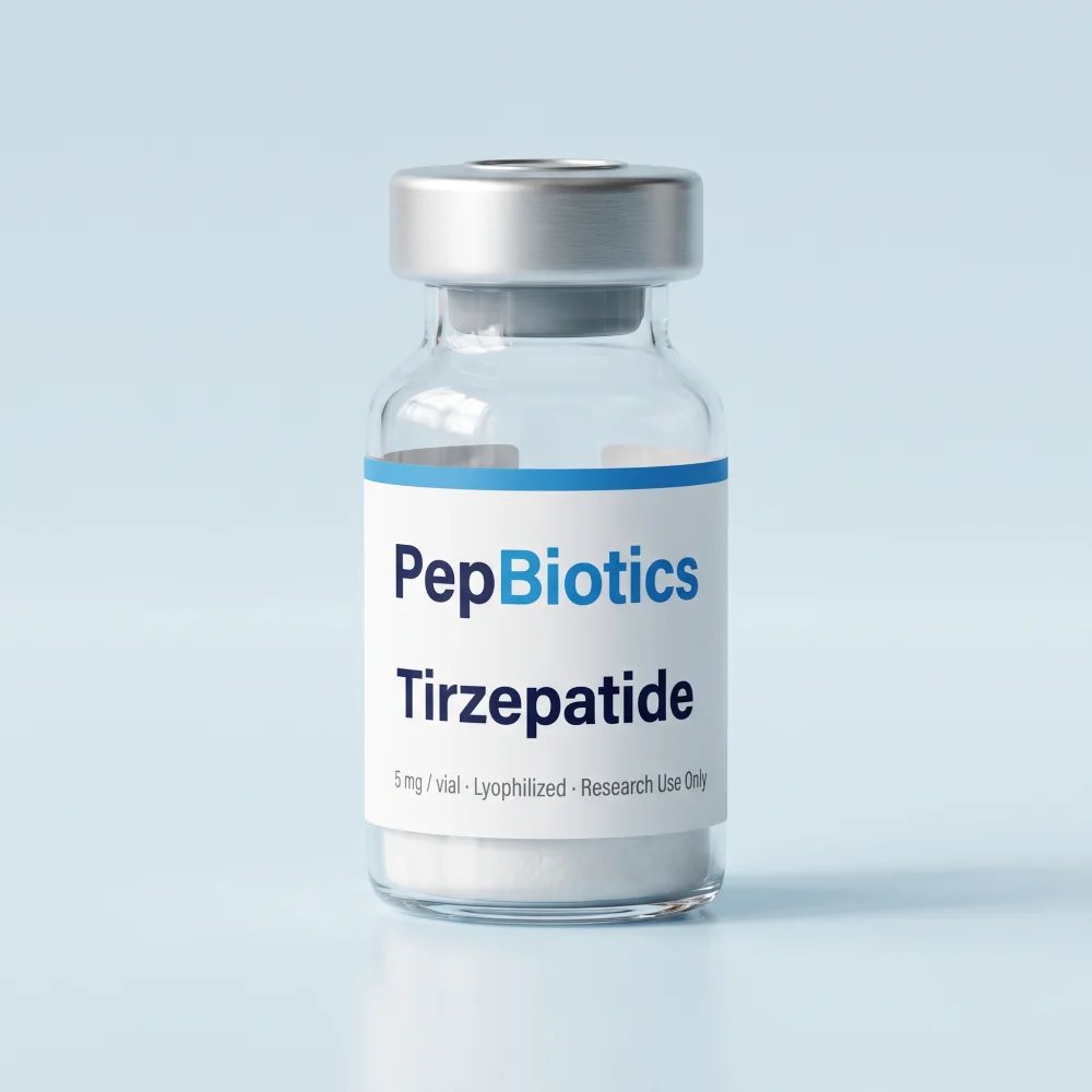 Tirzepatide — studio shot
